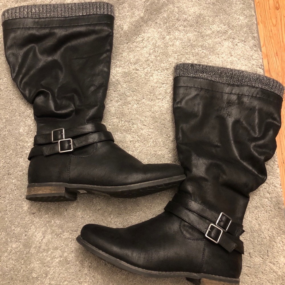 Torrid black boots- 12W
